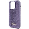 Guess GUHCP15LPSFDGSU iPhone 15 Pro 6.1 fioletowy/purple hardcase Sequin Script Metal